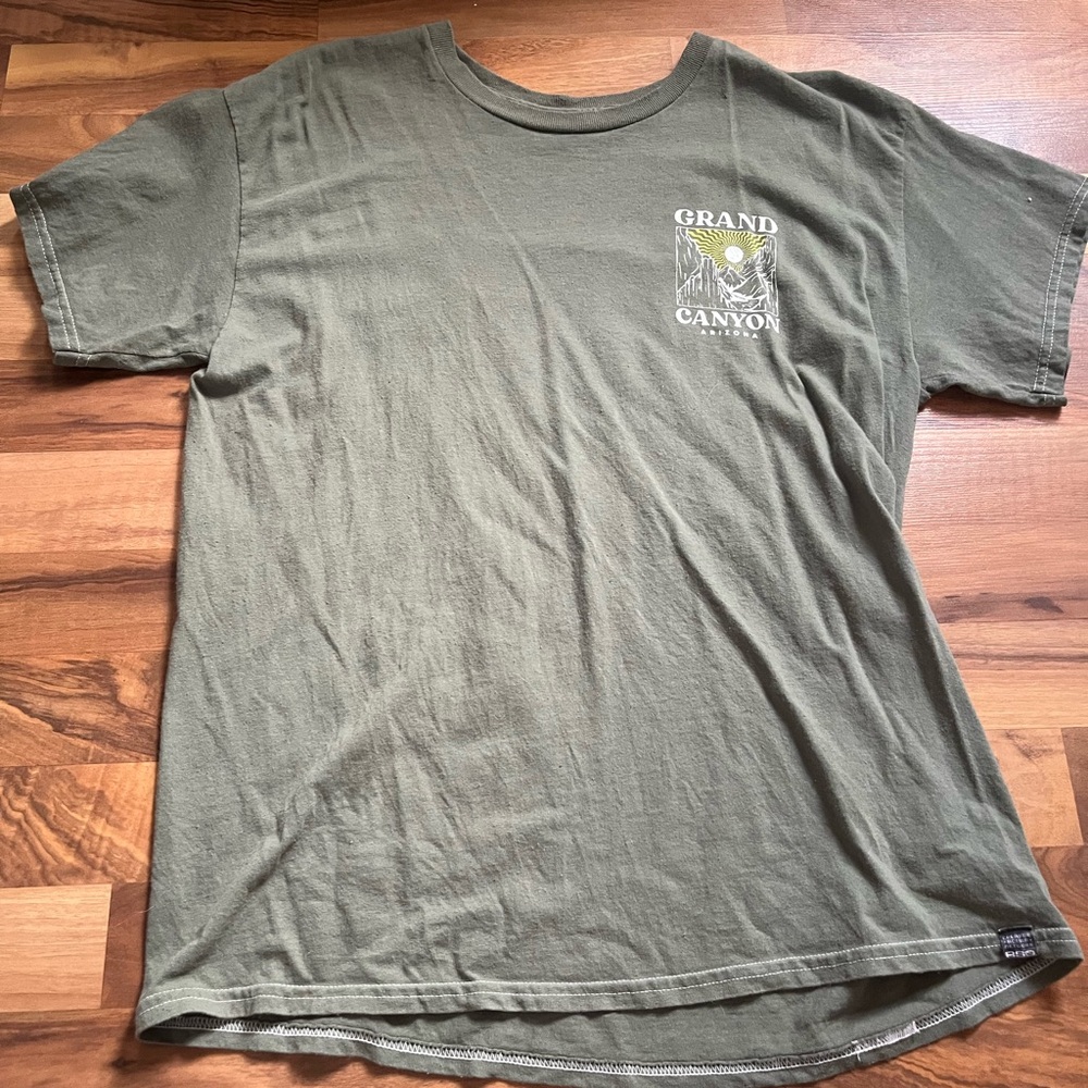 RSQ Olive Green Grand Canyon Short Sleeve Tee